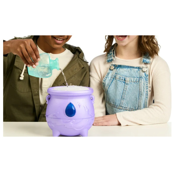 Magic Mixies Color Surprise Purple Cauldron Mixie Plushie Blue Eyes NWT - Picture 7 of 9